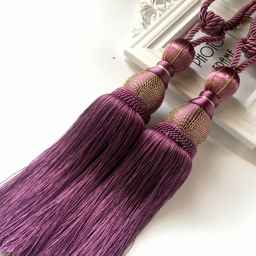 Luxury Gold Wire Tennis Ball Curtain Tieback