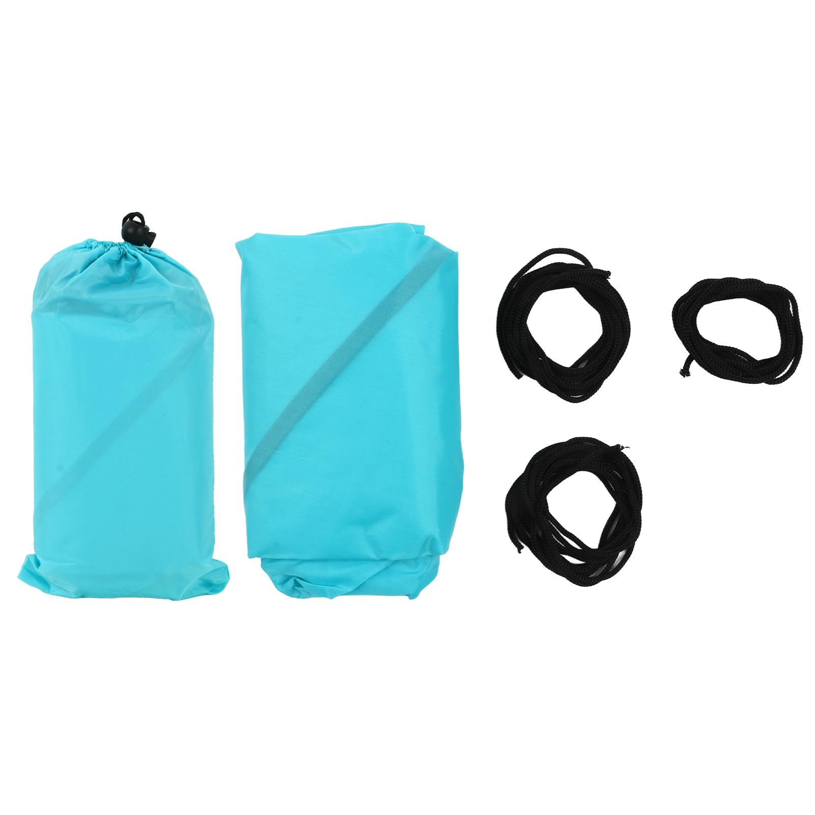 

Полотно для навісу Нержавіюча сталь 4x4x4 м Трикутний навіс з 3 мотузками для подвір я Лугу Саду Lake Blue