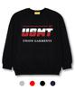 UNION GARMENTS Two-Color Garments Logo French Terry Oversized Sweatshirt