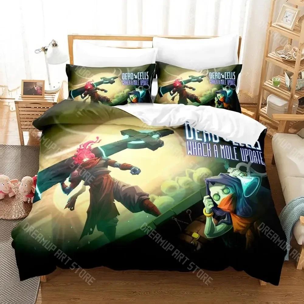 Dead Cell Bedding Set Single Twin Full Queen King Size Bed Set Aldult Kid Bedroom Duvetcover Sets 3D Print Game Anime Kawaii