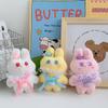 Cute Lace Rabbit Plush Toy Keychain Darling Keyring For Bags And Backpacks