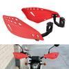 Dirt Bike Handguard Kit with Clamp On Handlebar Brackets, Vented Guard Pair, and Hand Cover for Trail Route Use