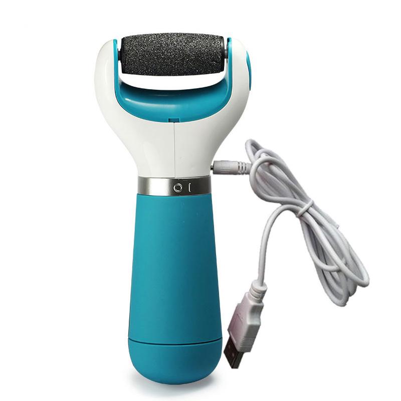 

USB электрическая пилка для ног, педикюр, шлифовальный инструмент для педикюра, средство для удаления сухой мертвой кожи, отшелушивающий инструмент Foot grinder синий