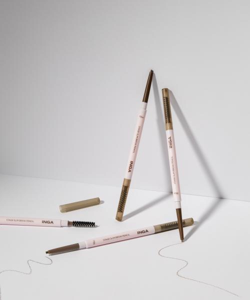 Stage Slim Brow Pencil 2 colors dark brown