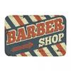 Barber Shop Mat Welcome Doormat Balcony Indoor Corridor Porch Entrance Floor Carpet Machine Washable Floormat Accessories Rug