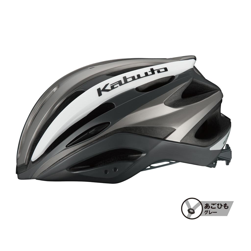 KABUTO Matte Silver Bicycle Sizes JCF Certified REZZA-2 G-1 Helmet, M/L (Head Circumference 57-60cm),