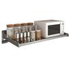 1 Set Kitchen Microwave Shelves 35*50cm/35*60cm Wall-Mounted Microwave Oven Shelf Rack Cooker Holder,Stainless Electric Pot Rack