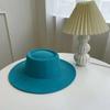 WTEMPO Retro Elegant Large Bucket Performance Hats Women Autumn Winter Stylish Versatile Warm Office Ladies Solid Color Commuting Fedoras