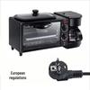Drei-in-Eins Multifunktionale Frühstücksmaschine: Toaster & Mini-Backofen, 110V-220V