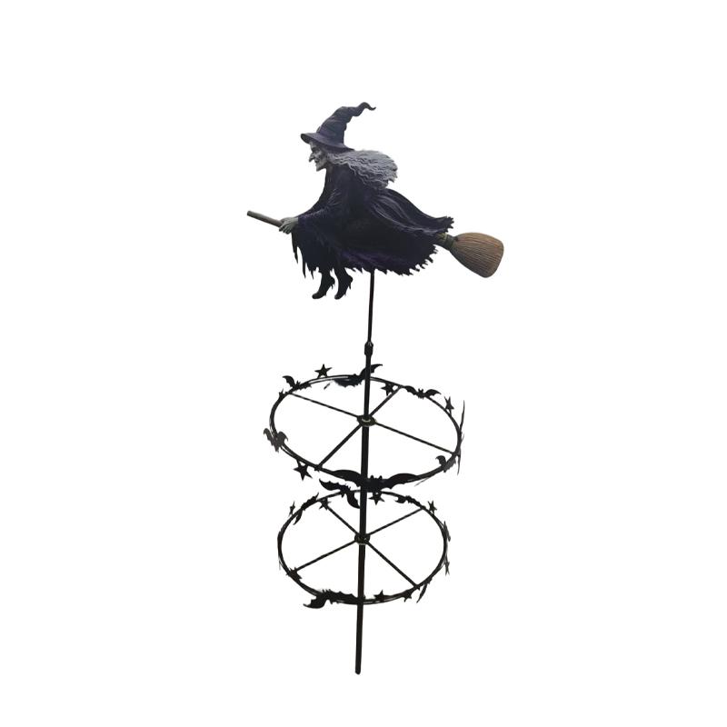 Witch Garden Wind Spinner Metal Wind