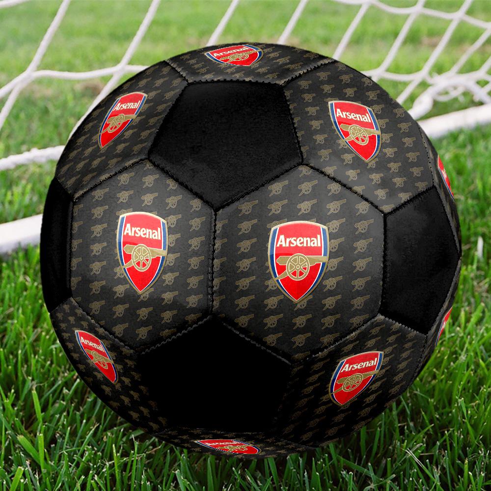 Arsenal Football Club Pallone da Calcio Colorato Per Tutte le Età Cucito a Macchina PVC Pronto per la Competizione Resistente Alto Rimbalzo.TAGLIA5