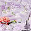 Chinese Style Wisteria Embroidery Fabric Super Fairy Flower Embroidery Edges Designer Fabric For Sewing Hanfu Dress Costume