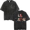 Vintage Washed Rapper Lil Wayne Graphic T Shirts Men Women High Quality Fashion Oversized Tshirts Summer Casual Cotton Tshirt