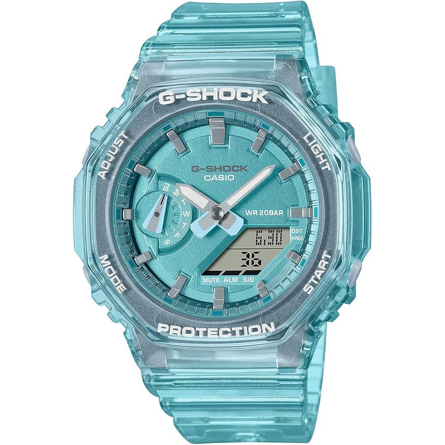 

Часы Casio G-Shock средней модели GMA-S2100SK-2AJF Blue Skeleton синий