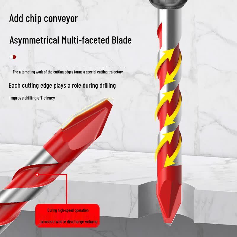 DELIXI ELECTRIC Multi-Function Eccentric Triangle Drill Bit