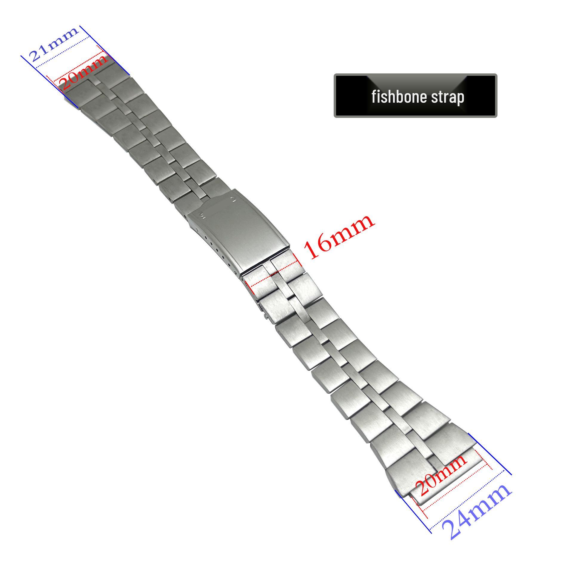 

Ремешок Seiko 5 Series из нержавеющей стали с изогнутым концом для мужских часов, 19-20 мм 20mm with logo