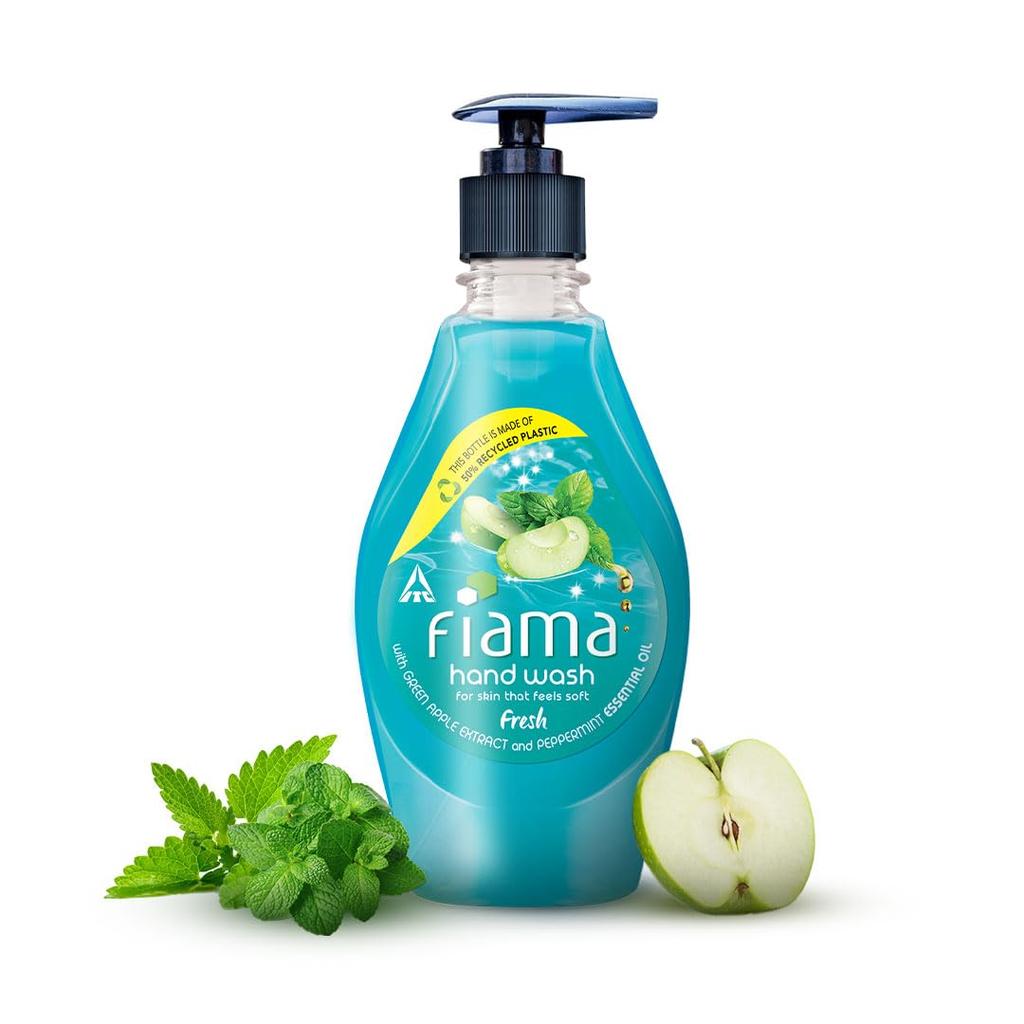 Fiama Fresh Handwash 400 ml Liquid Soap for Soft Supple Hands Germ Protection Mood Uplifting Fragrance
