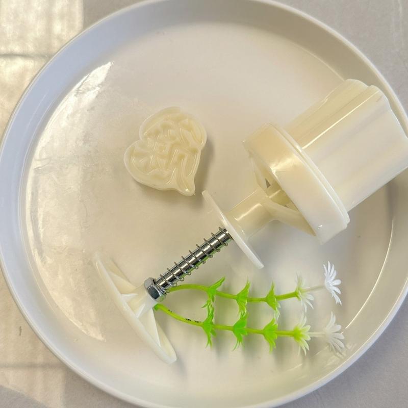 Hat Rabbits Moon Cake Press Molds Cookie Stamps Chinese MidAutumn Moon Cake Maker Decorating Tool for Making Cookie