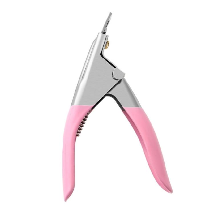 Professional Nail Art Clippers Special Type U False Tips Edge Cutter Manicure Adjustable Stainless Steel Nail Art Tool