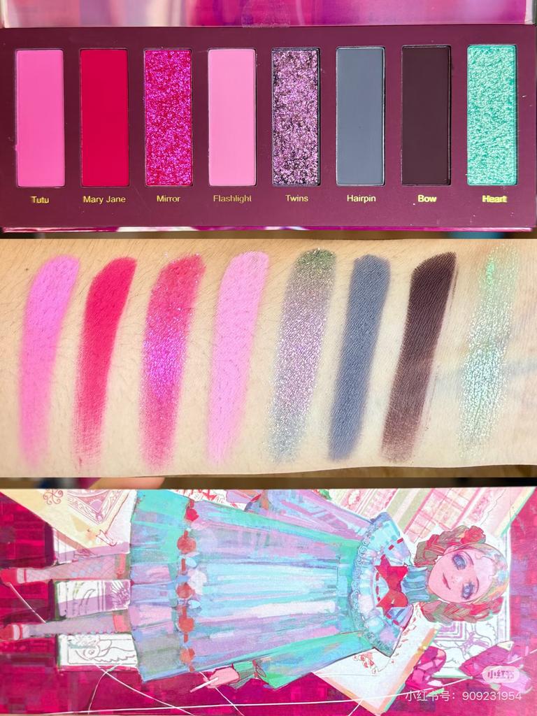 NARIMI 12 Colors Smoked Eyeshadow Palette Chameleon Blue Green Pearlescent Glitter Eye Shadow Plate Diamond Highlight Makeup