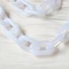 New Phone Chain Accessory Detachable Parts Beige Crossbody Resin Cute Strap Mobile Phone Case Chains Acrylic Shoulder Lanyard Hanging Chain