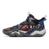 Li Ning Kids Basketball Series Comfortable Non-Slip Wear-Resistant Rebound Support Mid-Top Basketball Shoes Kids Basketball Shoes Black YKBU090-1