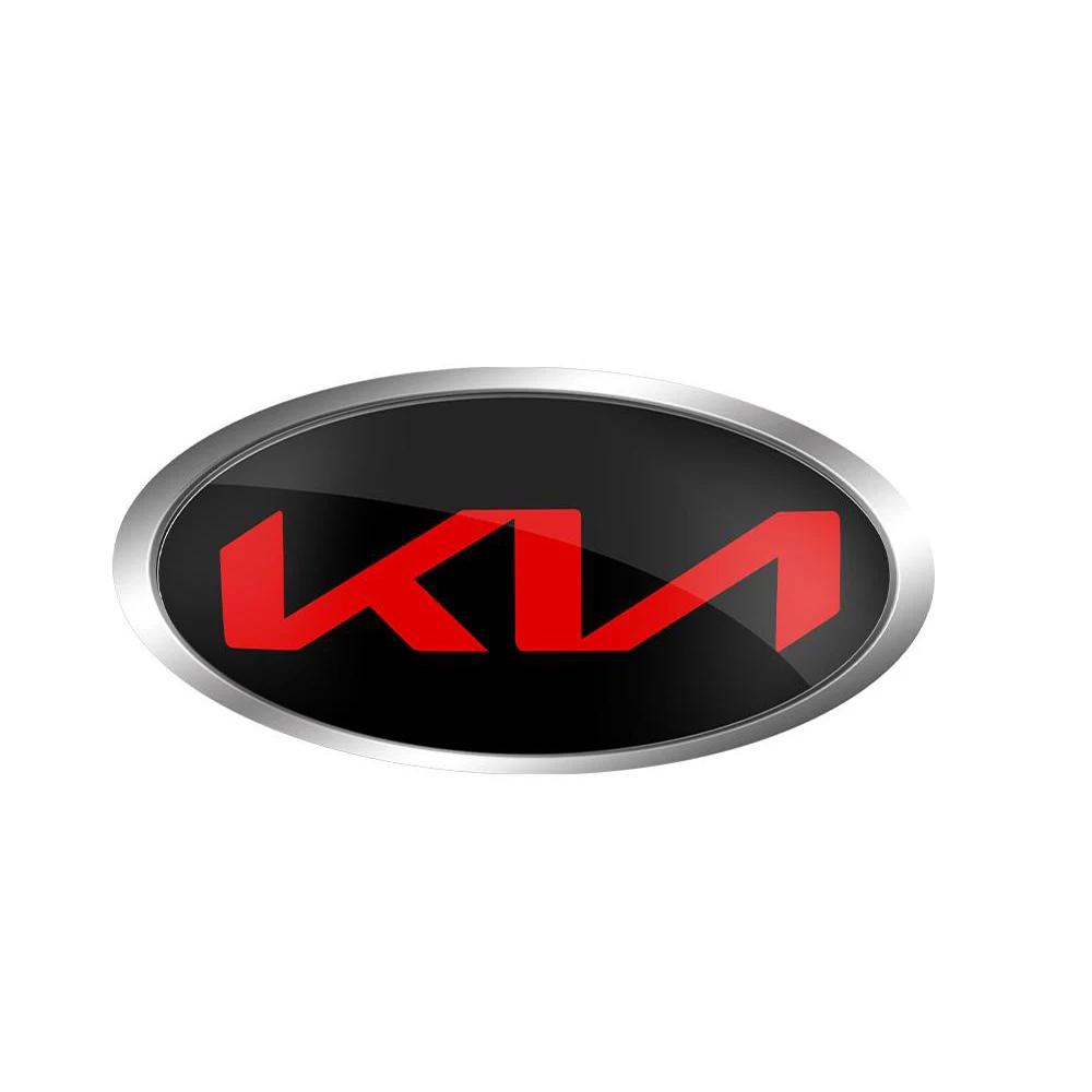 AGF3 Insignia Emblema KIA para Capó Delantero y Maletero Trasero Pegatina Accesorios Para KIA Sportage Ceed Sorento Cerato Optima Picanto Rio Soul