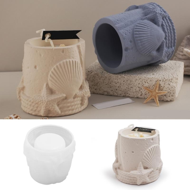 Unikátní designy Formy mušlí Flexibilní silikonová forma pro epoxidovou pryskyřici Šperky Talíř Svícen Domácí úložný prostor Řemeslo