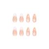 Tragen von fertigen Nagelpads, weiße, unschuldige Blumen, abnehmbare Nagelpads, Nagelpads, Wassertropfentyp