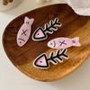 2 Stück/Los Damen Süße Niedliche Haaraccessoires Rosa Kleiner Fisch Haarspange Kinder Haarspangen Seite Entenschnabelspangen Mädchen Kopfschmuck