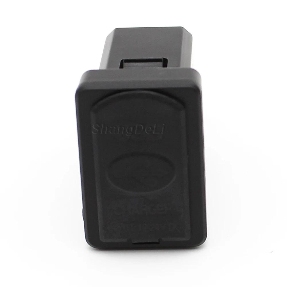 Double USB Socket Fast Car Charger Quick Charge Phone Charging Adapter For Mitsubishi Outlander 3 Xpander Eclipse Cross ASX