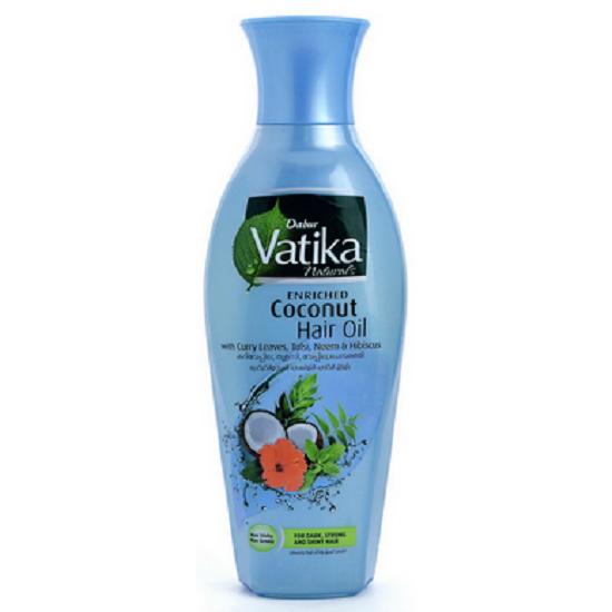 Olio per capelli alle foglie di curry Dabur Vatika Naturals