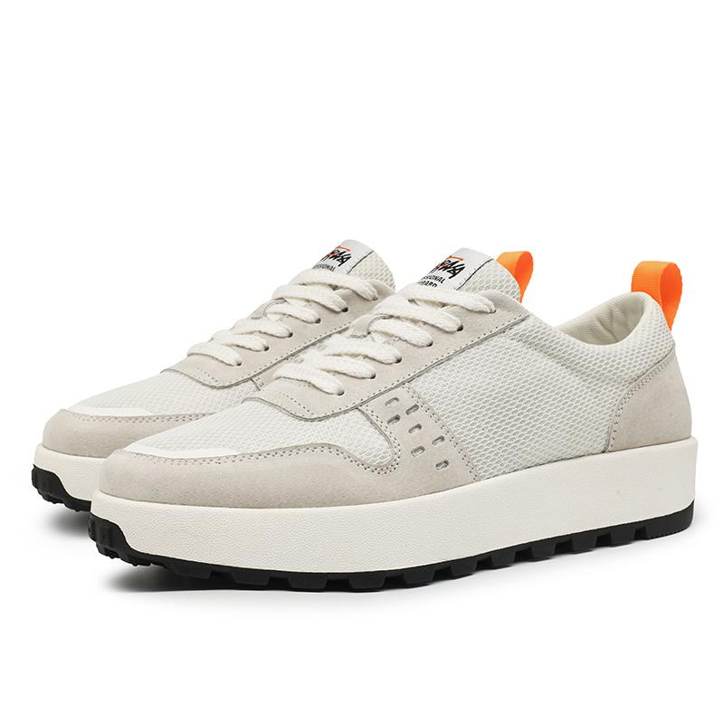

Fashion Men s Breathable Mesh Casual Sneakers Lightweight Walking Shoes Non-Slip Comfortable Sports Shoes for Men Fashion Athletic Flats 44 бежевый