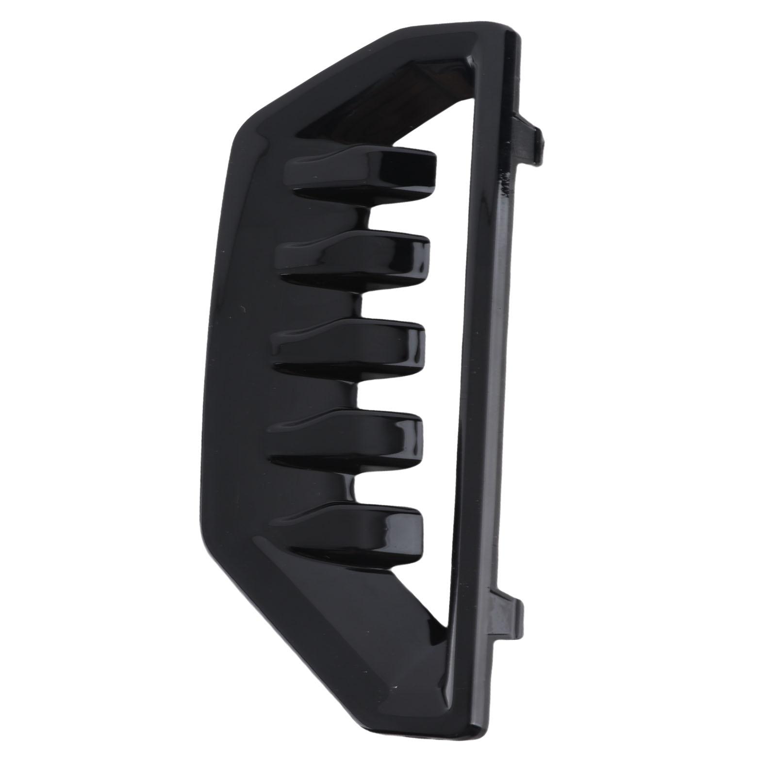 

Front Bumper Cover Air Duct Optimize Airflow Stylish Black Front Upper Fill Panel Replacement for 1500 2022 2024 Left Driver side