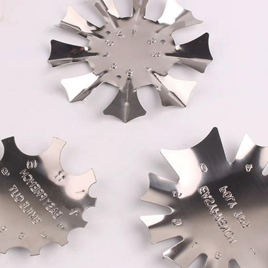 Nail Cutter Plate French Manicure Rust-Proof Stainless Steel Nail Art Manicure Edge Trimmer for Female