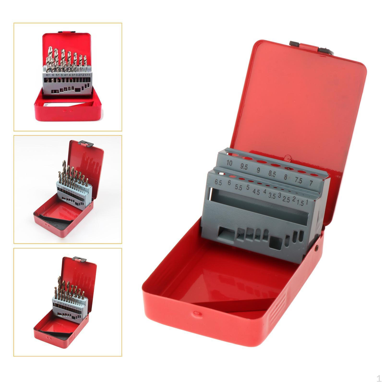 

Metal Drill Bit Holder and Organizer 19 Slots
