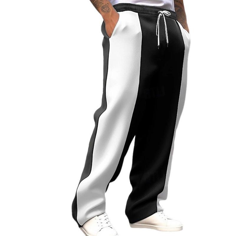Men's Sweatpants New Men's Funky Duplex Clash Colour Casual Pants Large Size Pants