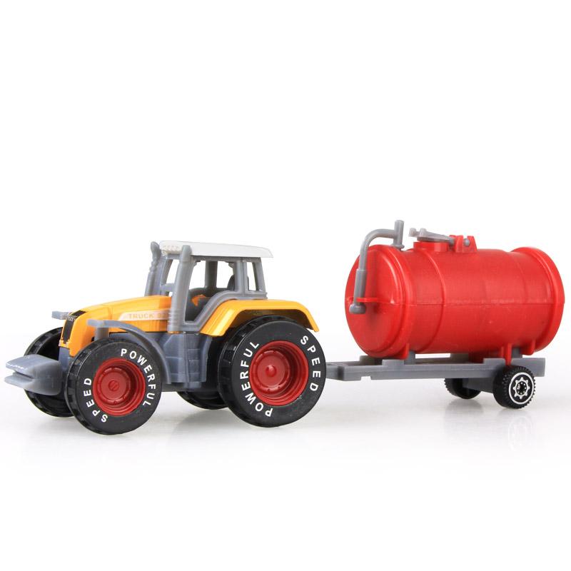 1 Stück Druckguss-Landwirtschaftsfahrzeuge Mini-Automodell Ingenieurfahrzeugmodell Traktor Ingenieurfahrzeug Traktor Spielzeugmodell für Kinder Weihnachtsgeschenk