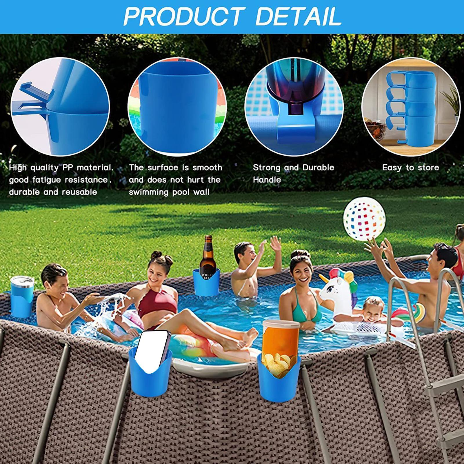 

Swimming Pool Water Cup Hanger Car Water Cup Drink Holder For Aboved Swimming Pool Side Drinks Beer Storage Shelf Tool China Mainland