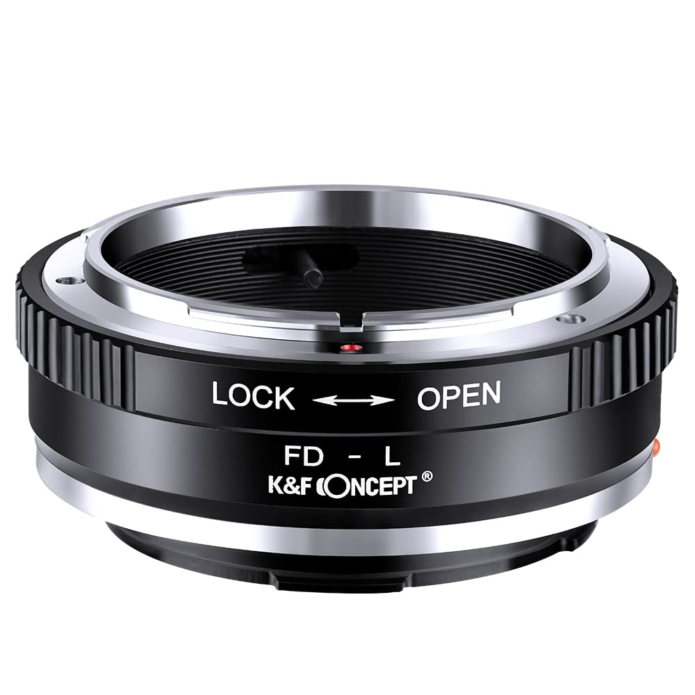 

Concept Lens Mount Adapter Manual Focus Canon FD FL 35mm Mount Lens to Leica L Mount Manufacturer Direct Store K&F FD-L & чорний