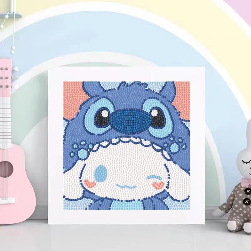 Children'S Diamond Painting Handmade Diy Masonry Painting Cartoon Diamond Sticker Bedroom Living Room Decorative Painting Photo Frame