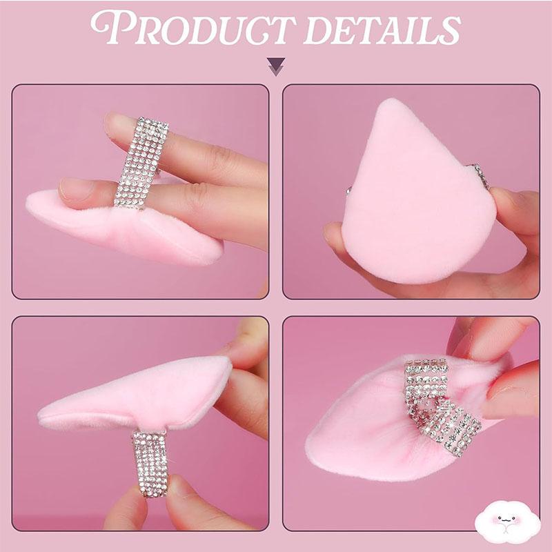New 1/2/3pcs Triangular Sponges Makeup Puff Face Soft Pads Triangle Powder Cosmetics Accessories Tools HZFP07