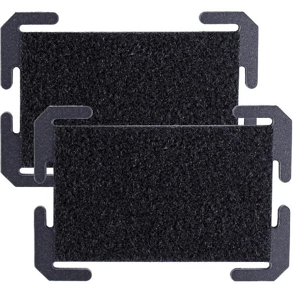 Patch Board Molle Patches Panel, 2 Pack Patch Display Board Rigid Hook and Loop, Name Patch Display Holder Tactical Backpack Accessories