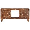 TV Stand 105 X 46 X 32 Cm Solid Reclaimed Wood Vintage Brown