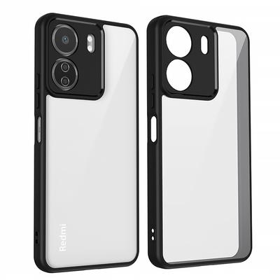 Transparent PC Soft TPU Cover For Xiaomi Redmi 13C 4G Poco C65 Case Clear Lens Protect Coque for Pocco Poko Little C65 Redmi13C