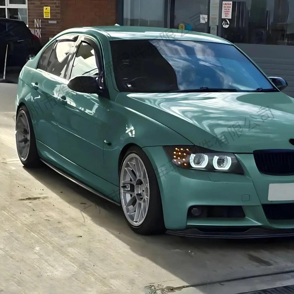 BMW 3 Series E90 E92 E93 MP Style Gloss Black Carbon Fiber Side Skirts