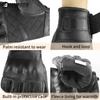 Retro Winter Motorcycle Leather Gloves with Certified Lined with Fleece for Warmth Protective Anti-fall Touch Motocross Gloves