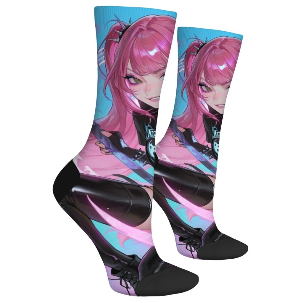 K-POP Demon Hunter Socks Novelty Happy Funny Men's Socks Huntrix Girlgroup Harajuku Style Casual Fashion Anime Women's Socks