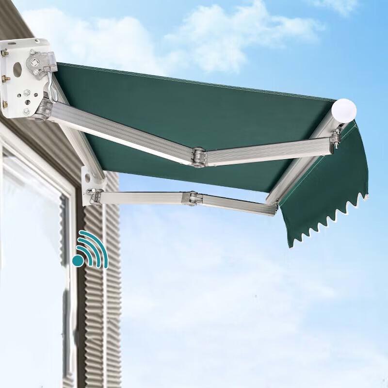 Retractable Hand-Crank Patio Awning