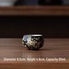 Yuzhu Xunguo Bao Kiln Gilt Silver Ceramic Teacup